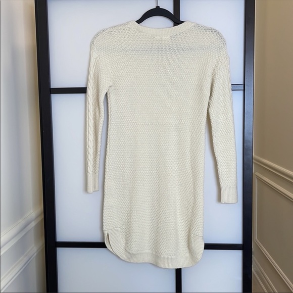 Knit gap kids off white sweater dress - Picture 2 of 3
